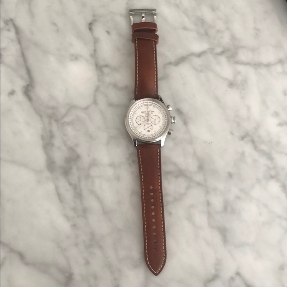 Jack Mason Brand Watch with Leather Strap
